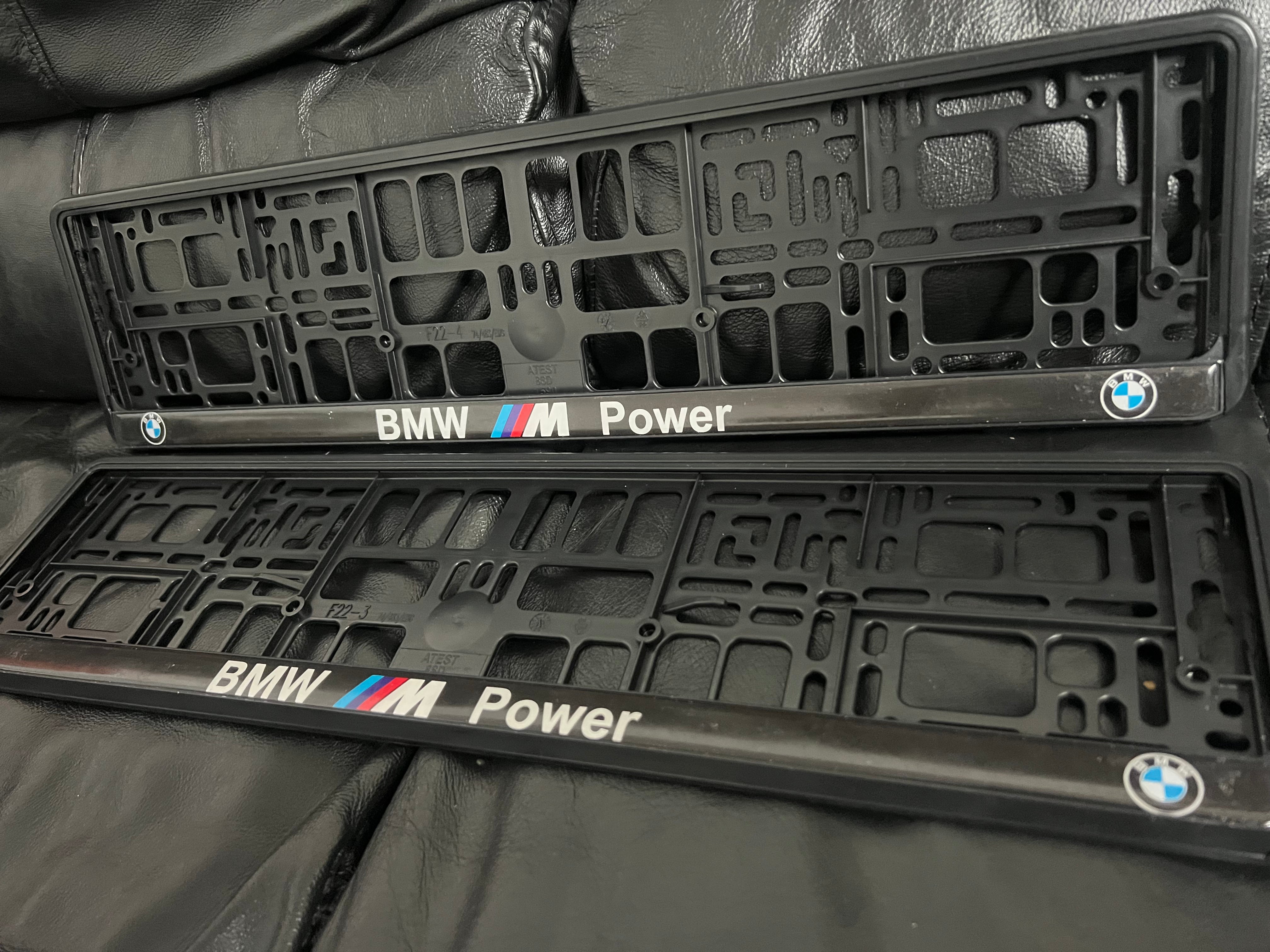 BMW M Power Number Plate Holder CustomizePlates