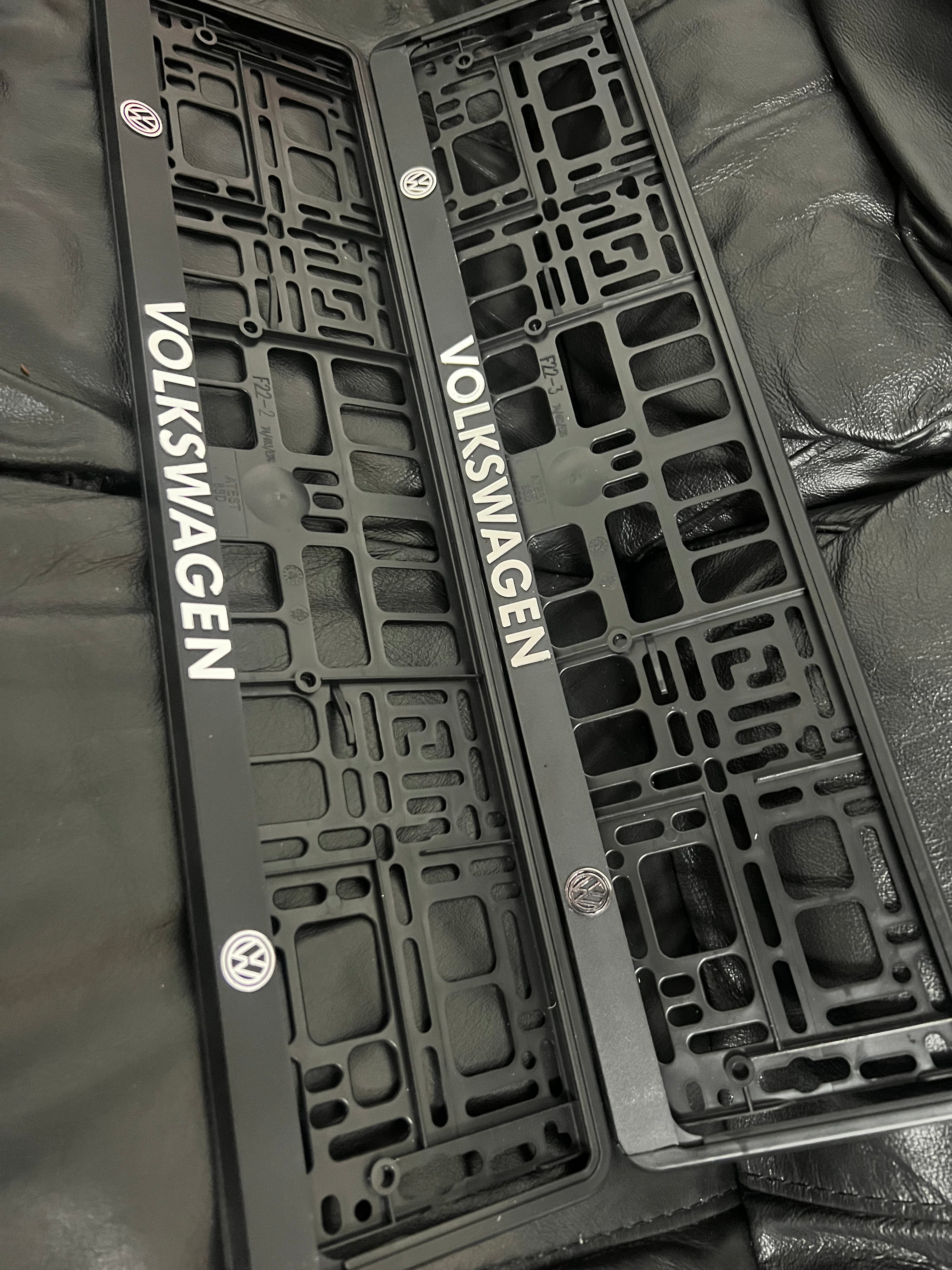 3D Volkswagen Number Plate Holder CustomizePlates