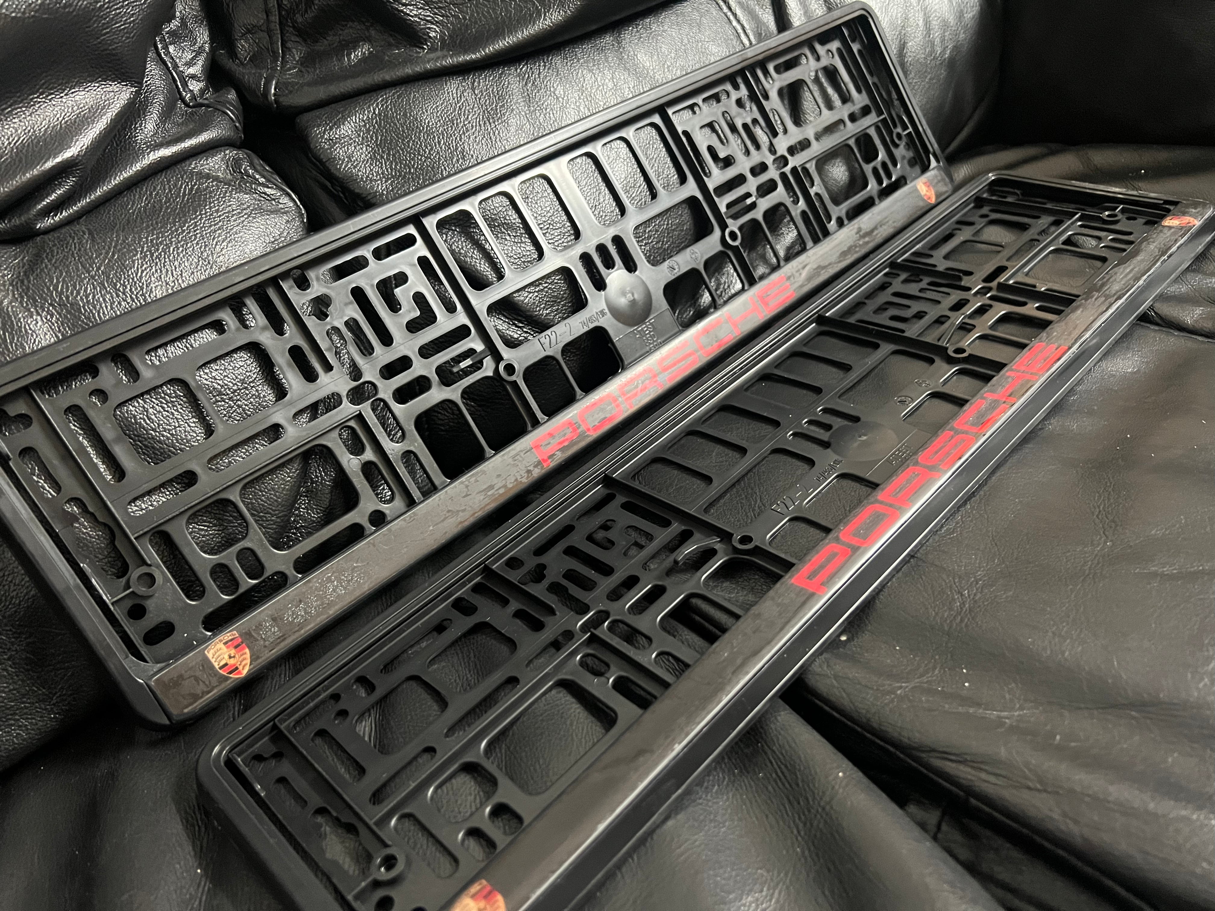 Porshe Number Plate Holder CustomizePlates