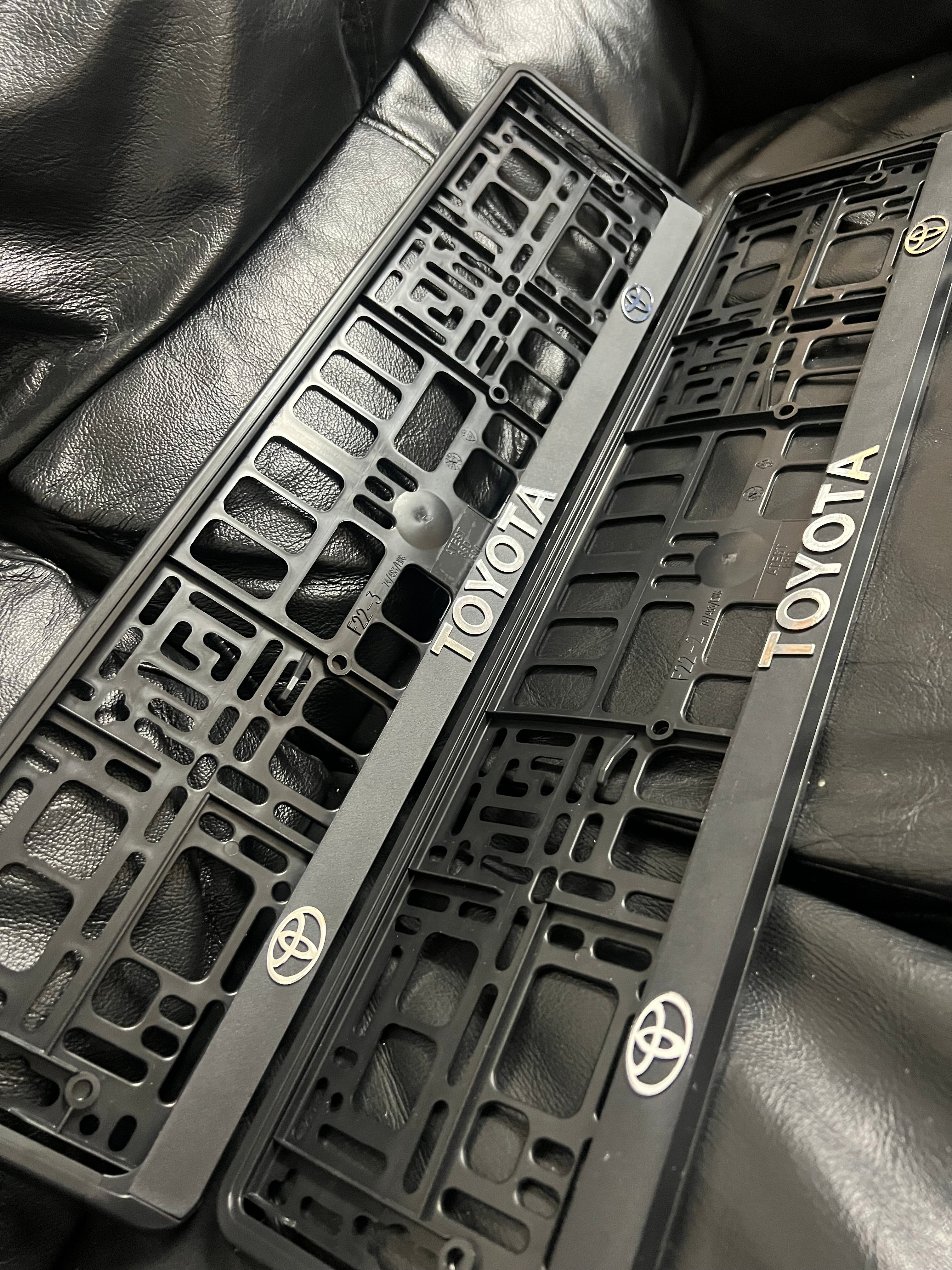 3D Toyota Number Plate Holders CustomizePlates