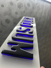 Load image into Gallery viewer, 4D 5D Purple Neon Gel Number Plates
