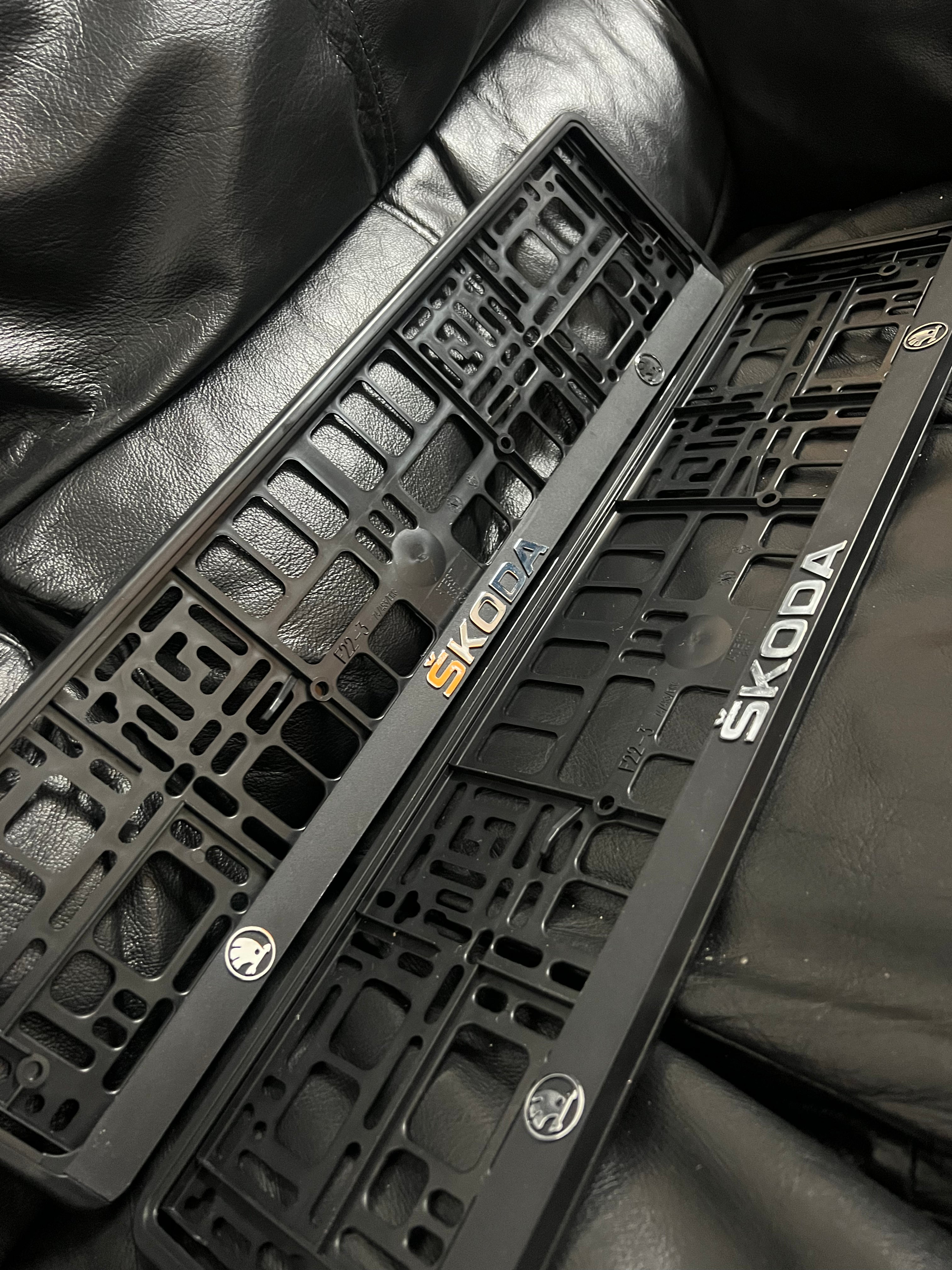 Skoda Number Plate Holder CustomizePlates