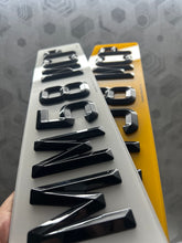 Load image into Gallery viewer, 4D Retro Bevelled Number Plates
