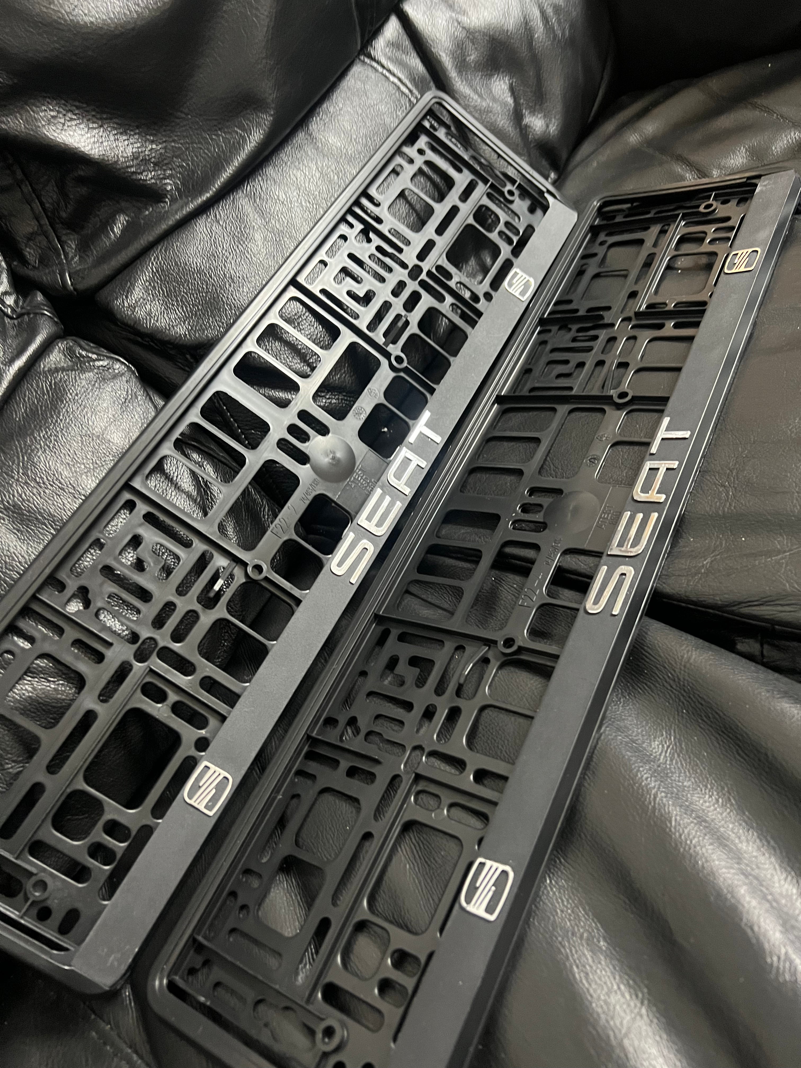 Seat Number Plate Holder CustomizePlates