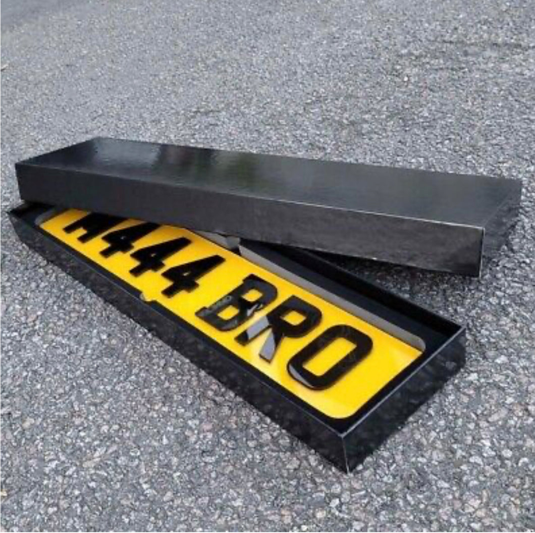 Number Plate Premium Gift Box Black